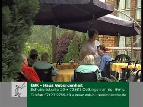 Davon 60.663 senioren ab 65 jahren. Haus Geborgenheit der EBK-Blumenmönche - YouTube