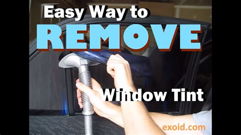 Unfortunately it didn't so i had to physically shut down the machine. Easy Way to Remove Automotive Window Tint - YouTube