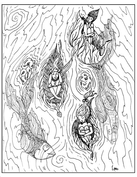 Mystical creatures for you to color! Free Printable Fantasy Coloring Pages For Adults at ...