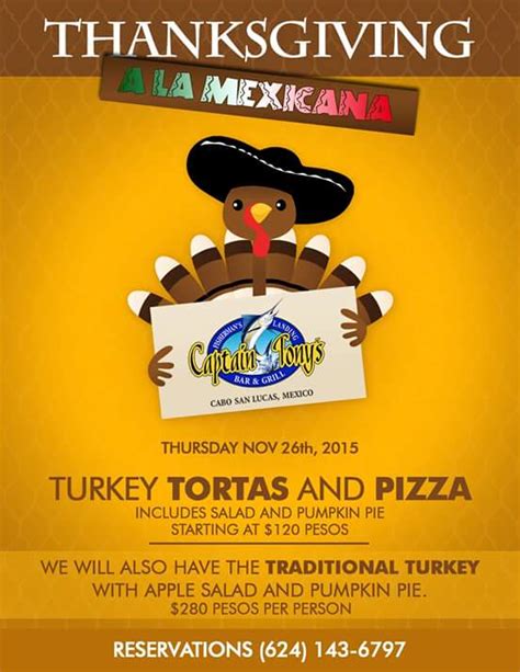 Kids age 12 & younger can also enjoy a special turkey dinner, $16.95 (plus grat/tax). Mexico Tradtion Thanksgiving : Https Encrypted Tbn0 ...