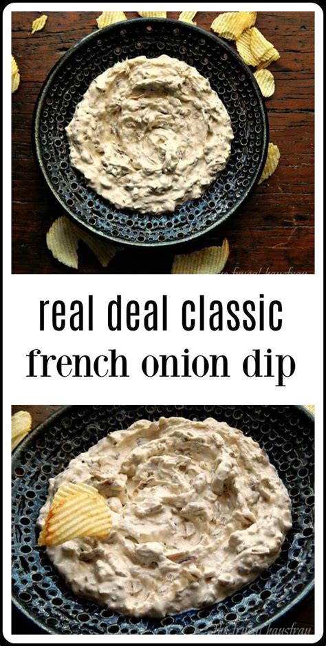 My favorite homemade french onion soup recipe that's easy to make and full of the richest caramelized onion flavors. Classic French Onion Dip | French onion dip, Homemade ...