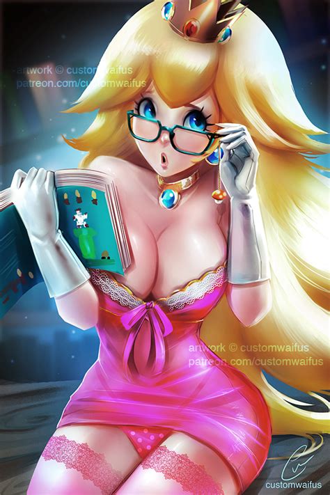Peach first appeared in super mario bros. Sexy Peach (now with glasses) | Super Mario | Know Your Meme