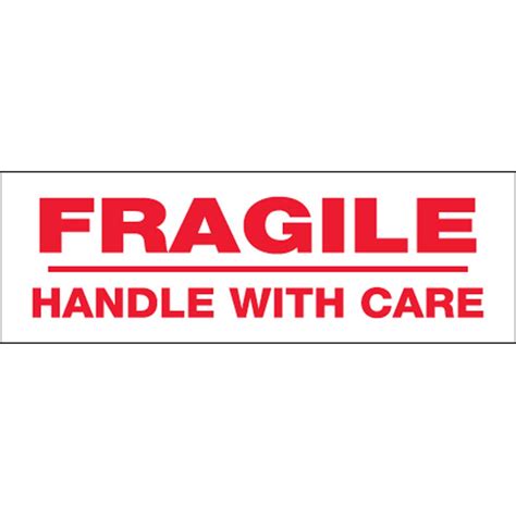 Get your hands on great customizable fragile stickers from zazzle. 2 in x 110 yds 2.2 Mil Printed Carton Sealing Tape ...