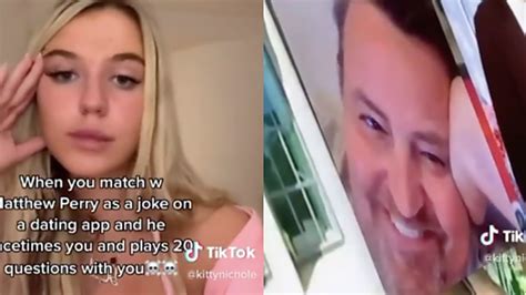 According to people, the friends star decided to get engaged. Matthew Perry FaceTimed Girl After Matching On Raya In Awkward TikTok