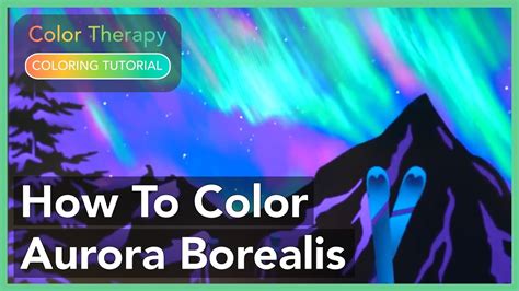 Aurorae or auroras often described as polar lights northern lights aurora borealis or southern lights aurora australis is a natural light screen in the earths sky mainly seen in the high latitude areas around the arctic and antarctic. Coloring Tutorial: How to Color a Majestic Aurora Borealis ...