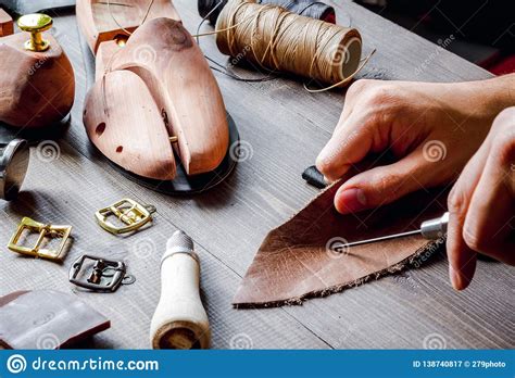 Proficiency with a set of artisan's tools lets you add your proficiency bonus. Cobbler Tools In Workshop Dark Background Close Up Stock ...