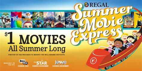 For a quick overview of each available service, please visit our theater subscription. Regal Summer Movie Express 2017 - Dollar Movie Deals