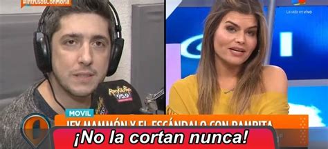 Primero porque era la primera vez que pampita. Jey Mammon y Angie Balbiani "¿No te pareció innecesaria tu ...