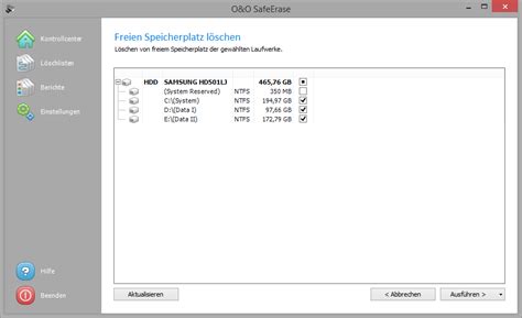 Das ist nervig, lässt sich aber in der regel mit ein. Freien Speicherplatz sicher löschen O&O Software