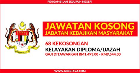 Ia bertujuan menjaga kebajikan mereka yang memerlukan berlandaskan lima teras utama iaitu perlindungan, pemulihan, pencegahan, pembangunan dan pengintegrasian. Peluang kerjaya kerajaan di Jabatan Kebajikan Masyarakat ...