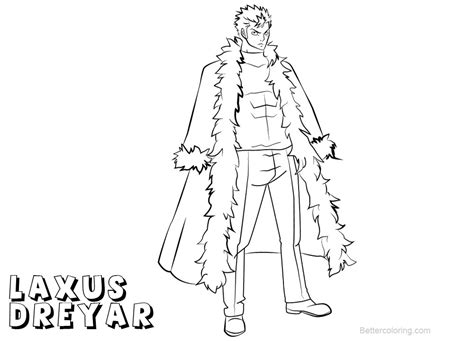 How to make your own fairy tale coloring pages? Fairy Tail Coloring Pages Laxus Dreyar - Free Printable ...