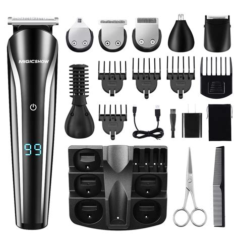 Panasonic electric body hair trimmer and groomer for men what's great about the panasonic electric body hair trimmer is the fact that it offers up a convenient, and more importantly, a painless way for you to take off unwanted hair from all parts of the body. Professional Hair Trimmer Men MIGICSHOW Beard Trimmer ...