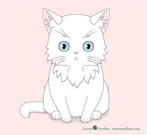 There are too many anime cats to remember them all. How to Draw an Anime Cat Step by Step - AnimeOutline ...