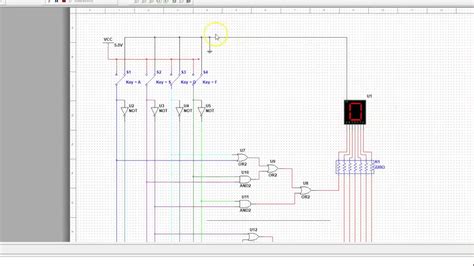 A.f, abcdef, the hexadecimal extension, all letters except b . video of 7 segment display multisim - YouTube