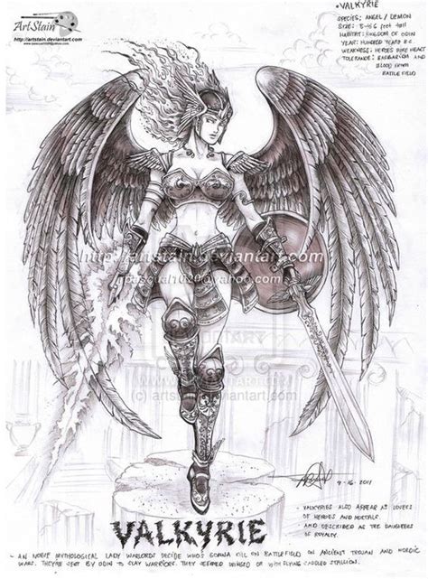 Learn about creating tattoos, from sterilizing tattoo equipment to finding a tattoo parlor. Norse Valkyrie | Valkyrie by artstain on deviantART ...