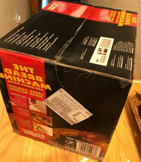 This is welbilt the bread machine abn 4400 series in excellent condition comes with recipe booklet hardly been used makes a extra large loaf i will be happy to answer any questions thanks for checking out my website. NEW, SEALED - ABM6000 Welbilt BREAD MACHINE