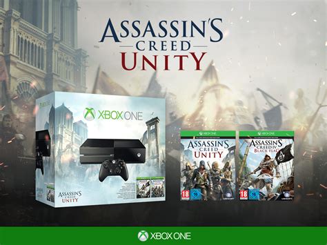 Officiel : pack Xbox One + Assassin’s Creed Unity + Black Flag | Xbox ...