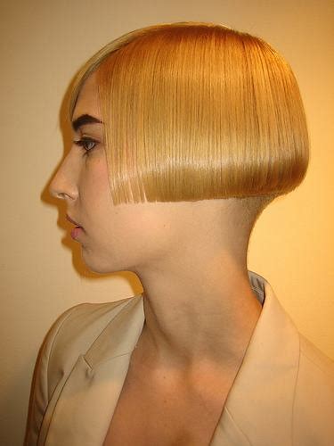 See more ideas about hair cuts, shaved nape, short hair styles. blonde high bob with shave nape | Short haircuts women ...