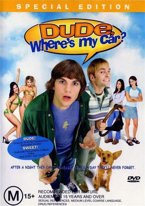 Investigators, who feared that some might have information about the hijackings. Dude, Where's My Car? (DVD, 2005, R4 Australia) As New ...