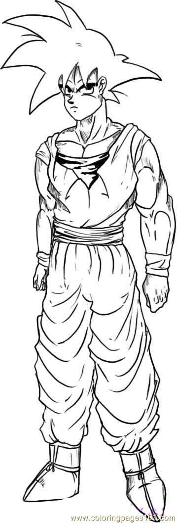 10 gorgeous pages to color, writing prompts, and recovery information. Goku Step 6 Coloring Page for Kids - Free Goku Printable ...