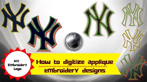 Begin with the process of conceptualizing the right logo to represent your brand or a client's brand, considering not. How to digitize applique embroidery designs-newyork ny ...