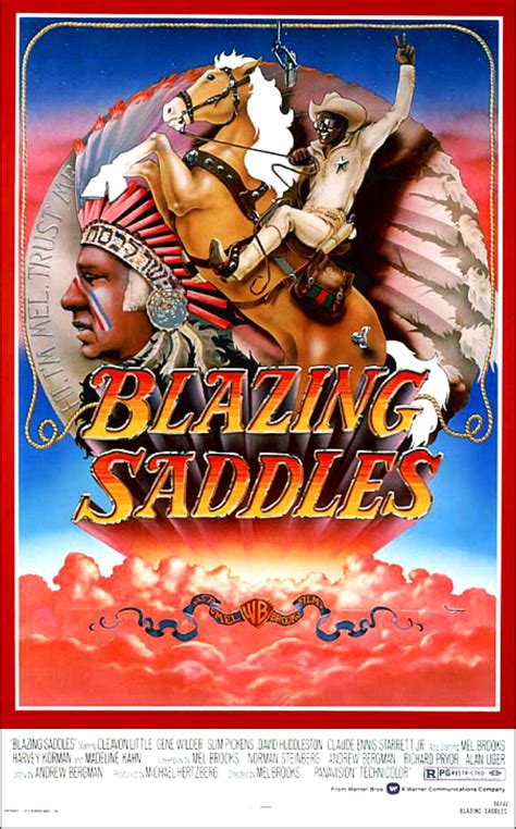 blazing saddles movie poster | MyConfinedSpace