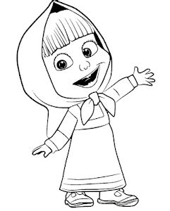 Sketsa Gambar Kartun Masha And The Bear - Info Terkait Gambar