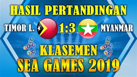 Bola sepak sukan sea 2019 match day: Hasil Pertandingan Timor Leste vs Myanmar SEA GAMES 2019 ...