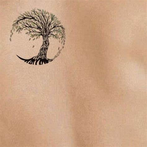 Many opt for the tattoo to emulate or admire the properties of the willow tree. Pin by Bren Oles on Tattoos | Circle tattoos, Tree tattoo ...