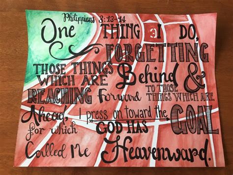 The letter of paul and timothy to the philippians, often referred to simply as philippians, is the eleventh book in the new testament. Philippians 3:13-14. Watercolor track layered with sharpie words. | God loves you, Inspirational ...