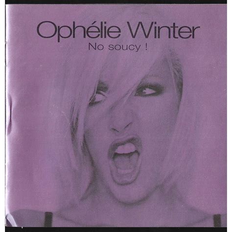 Includes album cover, release year, and user reviews. No soucy de Ophélie Winter, CD chez libertemusic - Ref:119349750