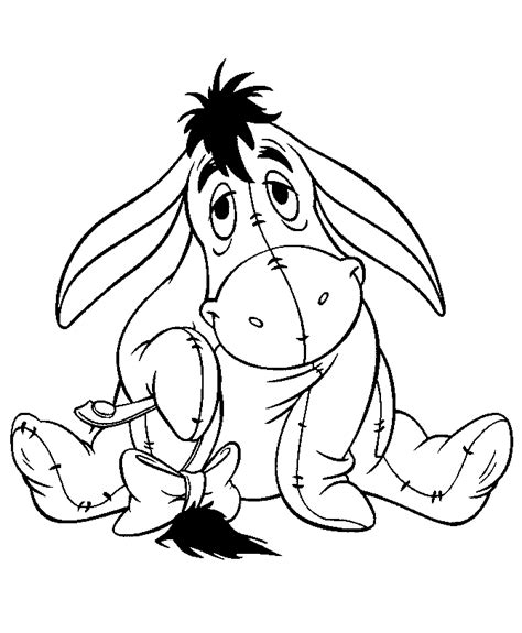 Search through 623,989 free printable colorings at getcolorings. Coloring kids cartoon cute disney " eeyore