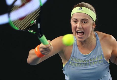 La letona jelena ostapenko, de 20 años, ingresó en el top 20 de las mejores tenistas del mundo, luego de la consecución del roland garros ante mladenovic. Jelena Ostapenko: 2018 Australian Open Day 5 -03 | GotCeleb