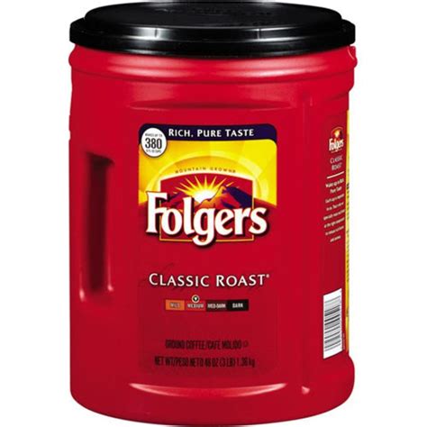 Peet's cards cannot be used at airport, supermarket, bart and other licensed locations. Folgers Coffee, Ground, Medium, Classic Roast (3 lb) from ...