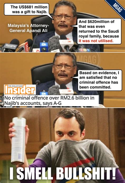 Mantan perdana menteri malaysia najib razak divonis 12 tahun penjara, dinyatakan bersalah atas seluruh dakwaan dalam sidang skandal 1malaysia development berhad (1mdb), selasa (28/07). Malaysians Take Comfort In Memes After AG Apandi ...