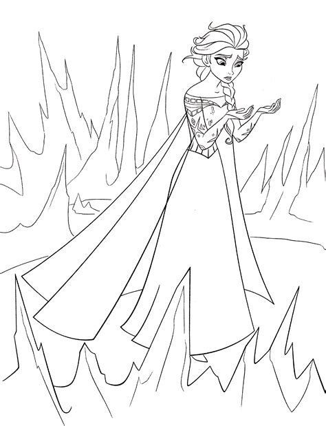 Walt Disney Coloring Page Elsa Disney Characters Photo Coloring Home 123760 | The Best Porn Website