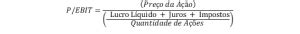 Earnings before interest and taxes is an indicator of a company's profitability. P/EBIT: saiba o que é e como calcular esse indicador