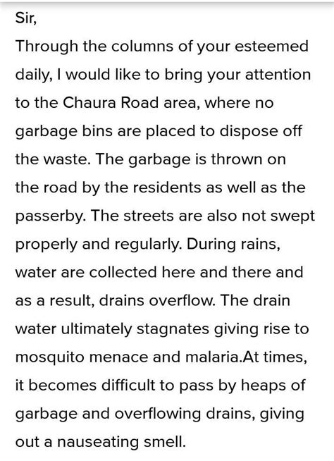 Nancy felipe russo and angela in addition to. Q.Write a letter to the Editor expressing your concern ...