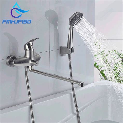 Here is how to fix it quick and easy!if the faucet handle is stuck, a puller can get it off. Bathtub Faucet Bathroom Mixer 40cm Long Nose Outlet Spout ...