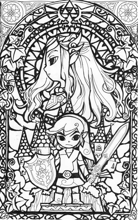 Free printable zelda coloring pages for kids. The Legend Of Zelda Coloring Pages - Coloring Home