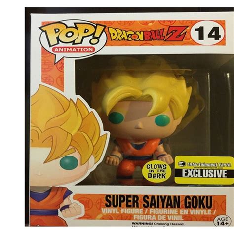 Buy with confidence, 100% positive feedback funko collector and store owner. Funko Collectibles Dragon Ball Z Super Saiyan Goku Glow in ...