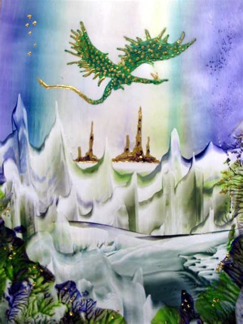 Geheimnisvolle bezeichnungen geben ihrer enkaustik malerei. Encaustic Art Painting " Golden Dragon" by Martina Loos ...