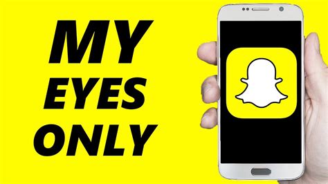 You can read the guideline below. How to Get My Eyes Only on Snapchat (2020!) - YouTube