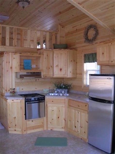 This gives you a good idea on the basic construction of a house and what it takes to get it. kitchen | Small cabin kitchens, Cabin interior design ...