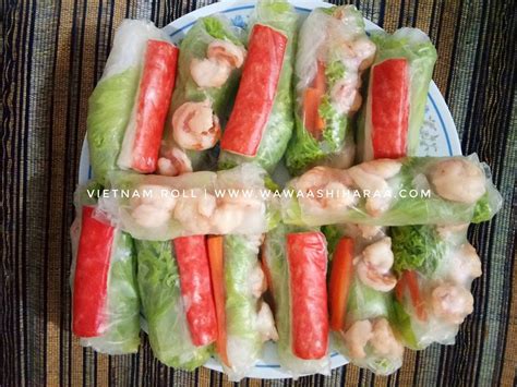 Saya sdh pernah post resep ini cuma waktu itu bahan2nya direbus semua. Resepi Sos Vietnam Spring Roll