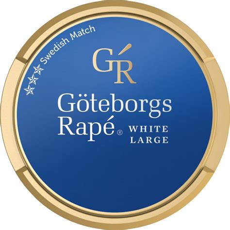 Mittelfein gemahlen, sehr dunkel, gleichmäßig. Buy Göteborgs Rapé White Portion Snus | Snus24.com