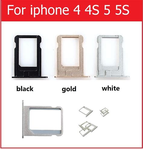 Check spelling or type a new query. Genuine new Sim Card Tray & Sim card adapter for iPhone 4 ...