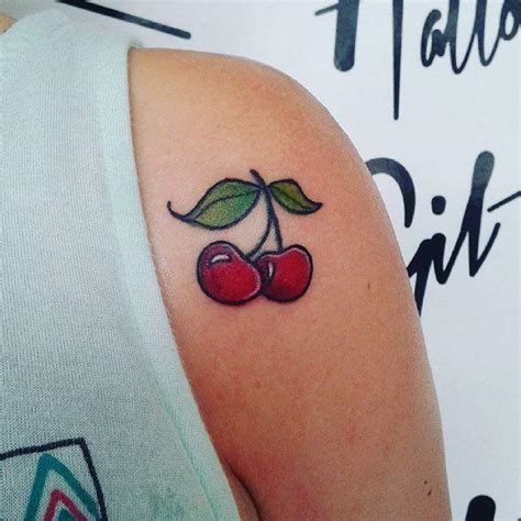 There are different variations of the cherry tattoo. 60 Wonderful and Inspiring Cherry Tattoos » Nexttattoos