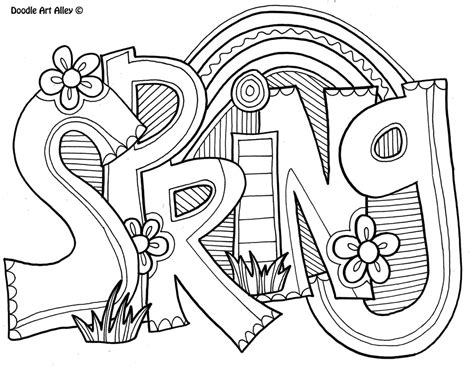 The list contains fun coloring pages for kids including flower, animals, shapes and even disney and crayola coloring pages (some of which can be downloaded as pdf) for both girls and boys. Free Printable Doodle Art Coloring Pages | Free Printable ...