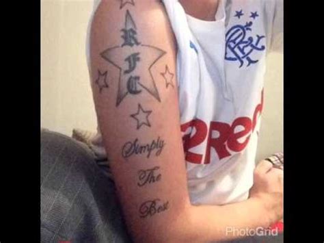 Rangers football rangers fc football soccer aberdeen scotland british football football pictures football program glasgow. Glasgow rangers tattoo's - YouTube